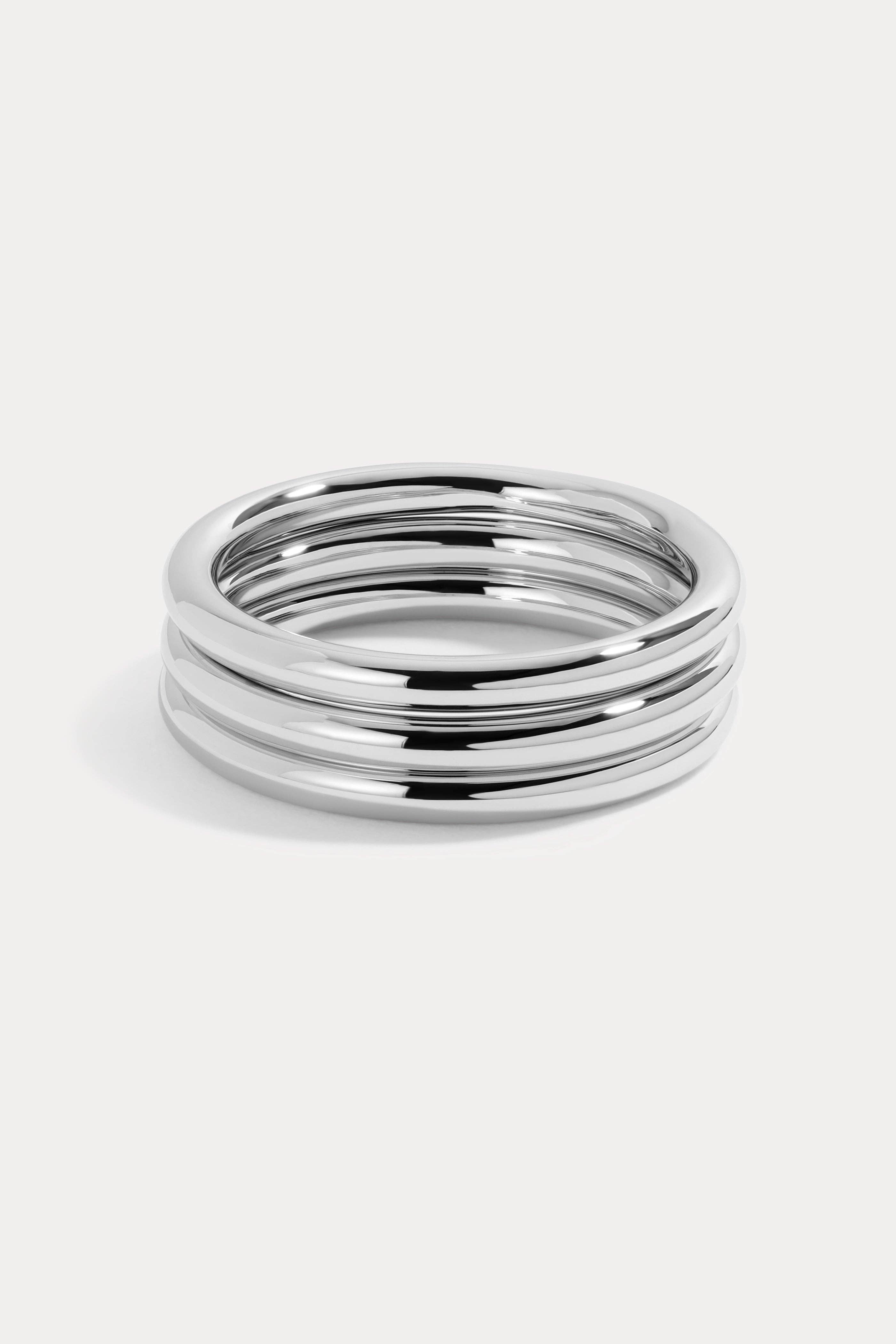 Lili Claspe - Wholesale Band/Stacked Ring - Margo Heavy Stacks2