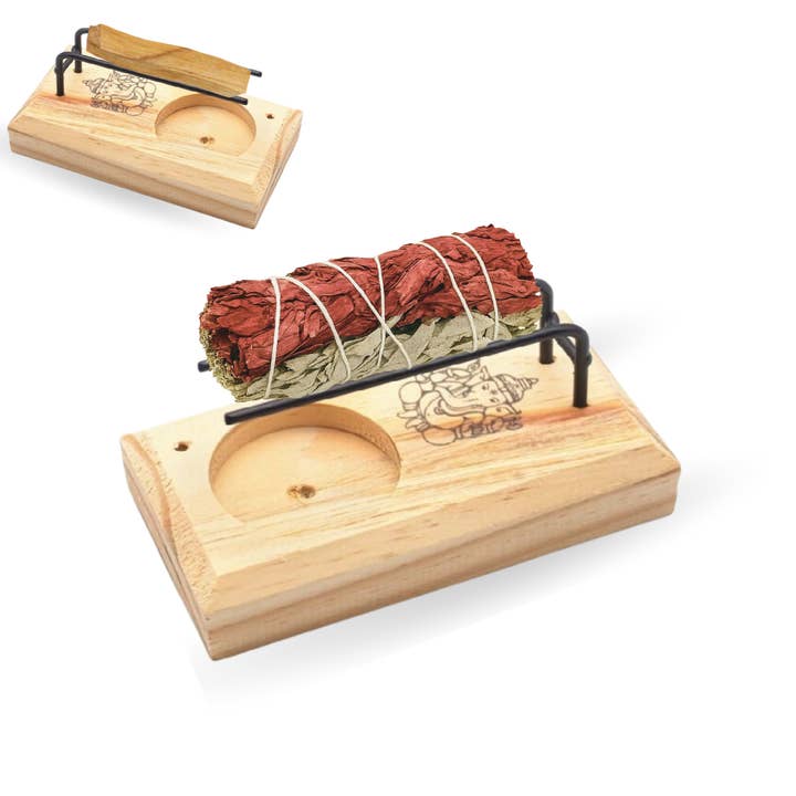 Green Tree - Wholesale Incense Holder - Palo Santo & White Sage Burner Ganesh