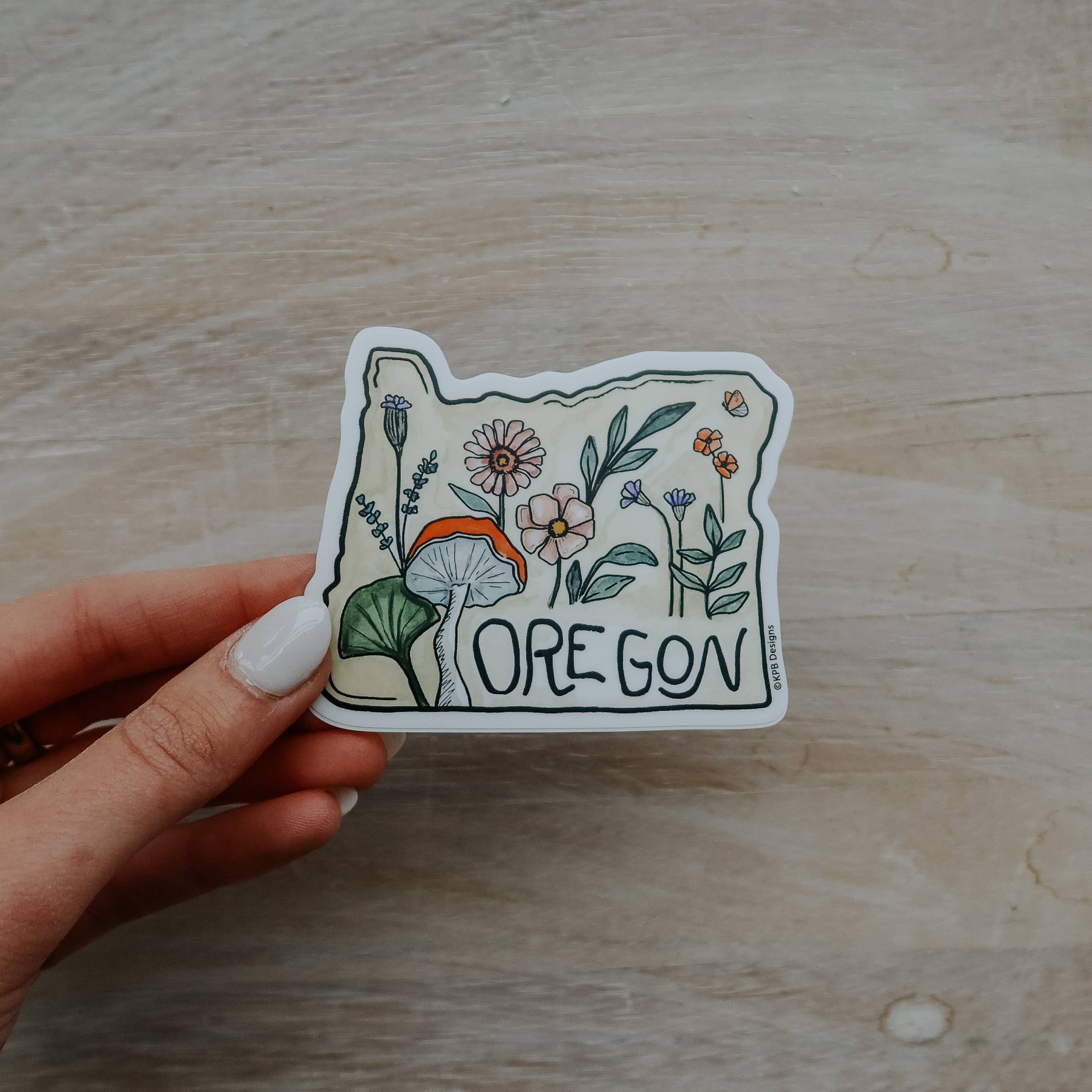 Sticker Girl - Wholesale Sticker - Wildflower Oregon Vinyl Sticker