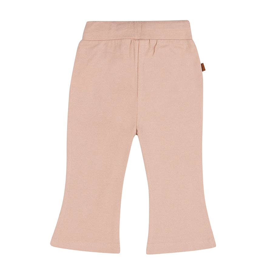 Fumée de Rose Pantalon Évasé Fleurs Bébé | Rose Fumée en vente sur Faire1
