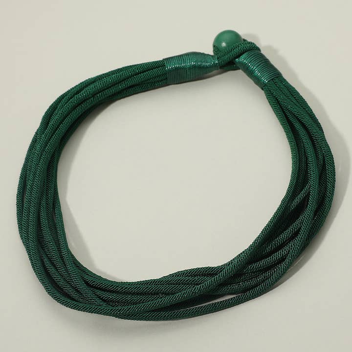 Sensibling Corp. - Wholesale Woven Necklace - Bold Multi Strand Cord Necklace6