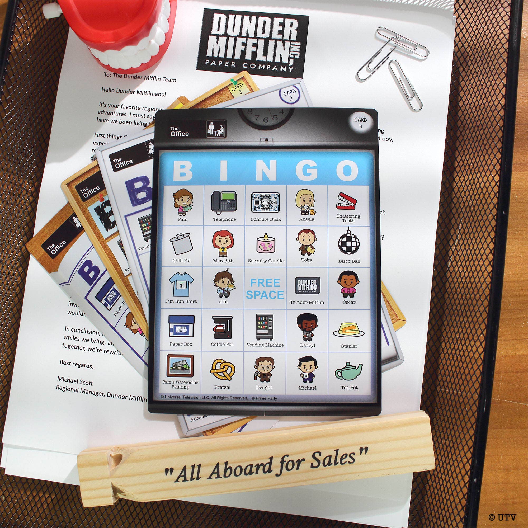 Prime Party - Wholesale Board Game - The Office Bingo Game3