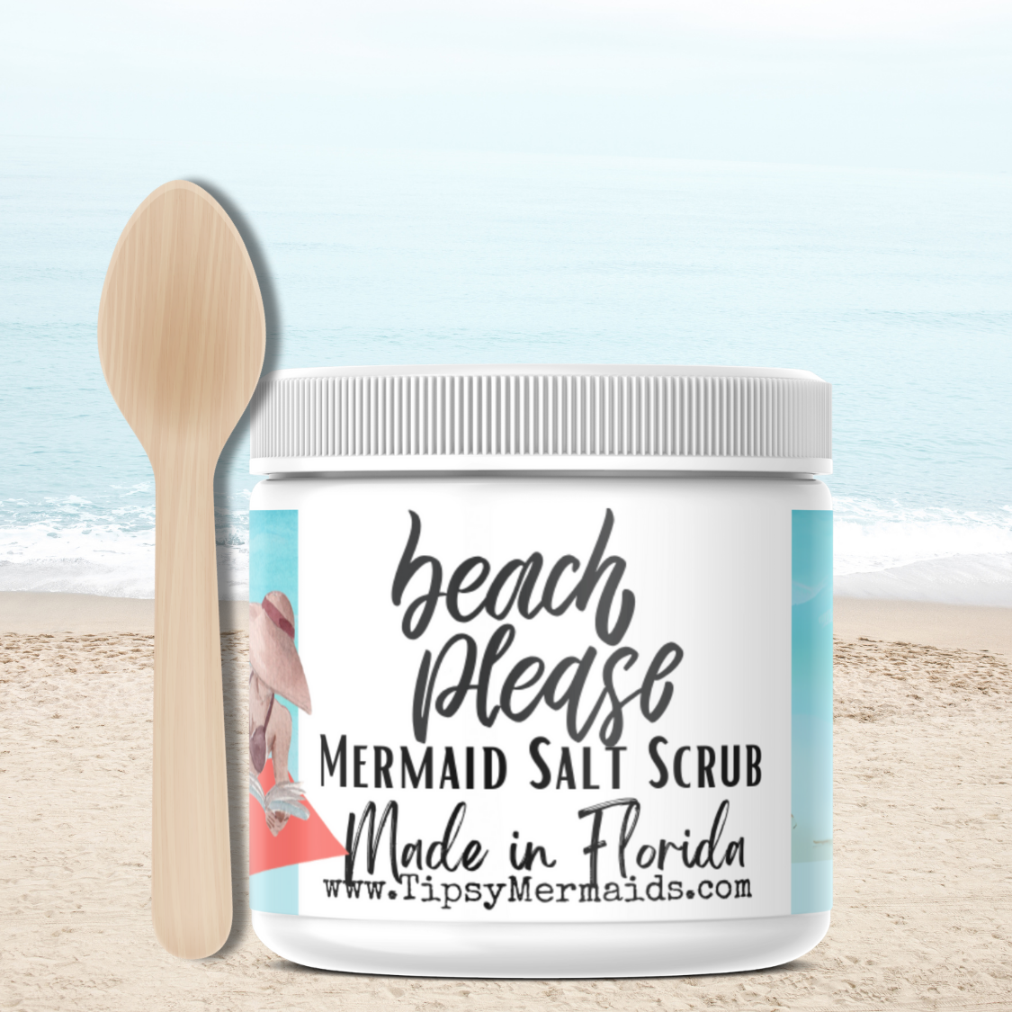 Tipsy Mermaid® - Wholesale Body Scrub/Exfoliant - Beach Please Salt Scrub by Tipsy Mermaid® 0