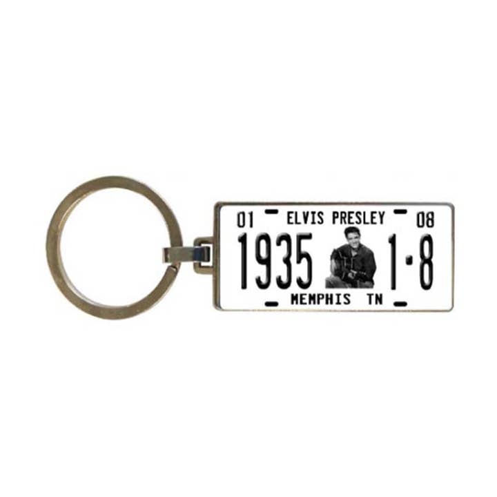 Elvis Keychain - License Plate 1935 for wholesale by MID-SOUTH PRODUCTS