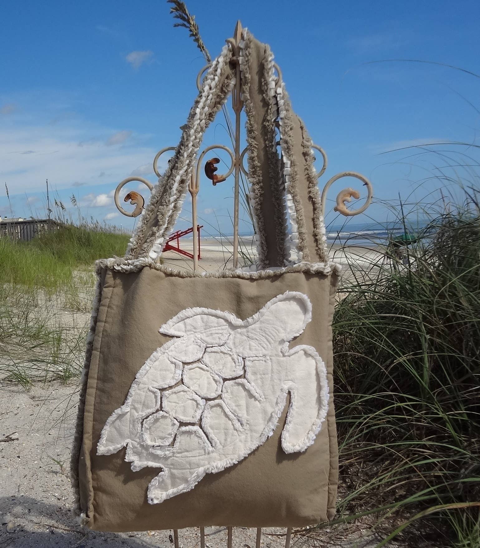 Sandy by the Sea Designs – wholesale Beach bag – COASTAL SEA TURTLE BEACH BAG5