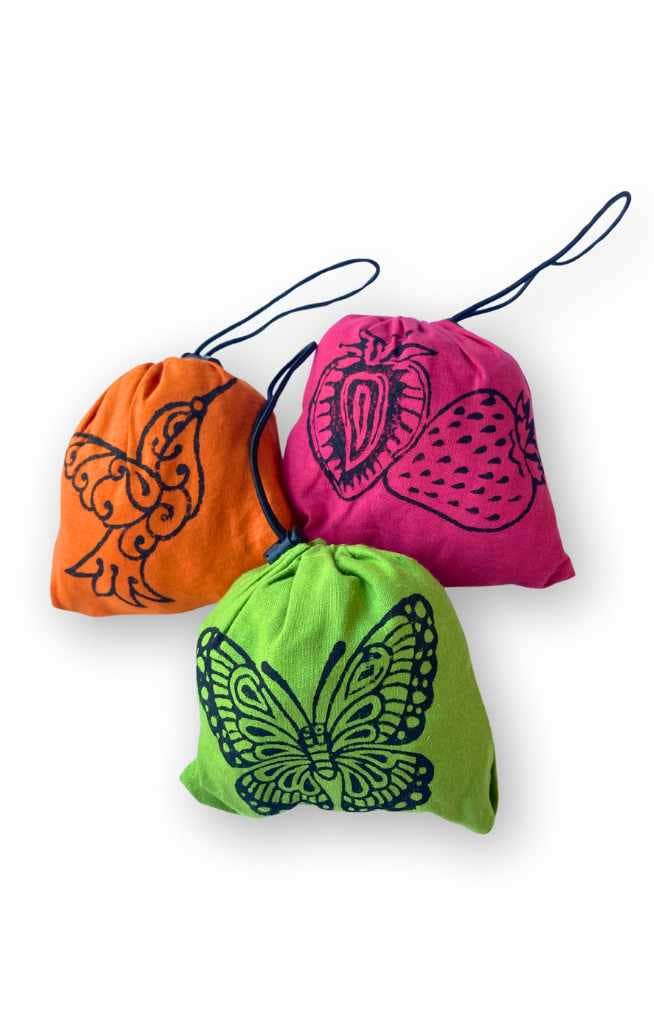 Ganesh Himal Trading - Wholesale Grocery/shopping bag - Cotton Hand Block-Print Stuffable Tote Shopping Bag2