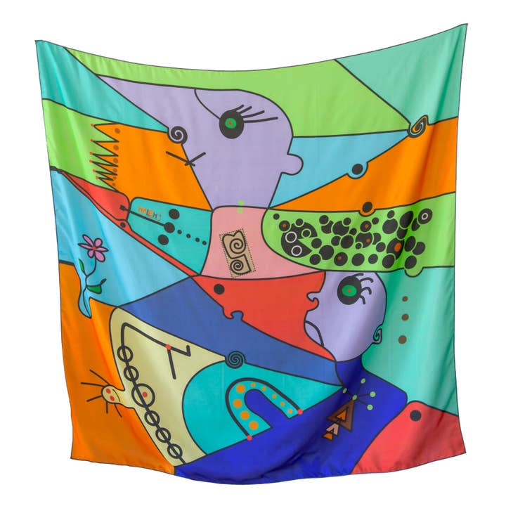 Silk Scarf #4 for wholesale by Haleh.J Collection