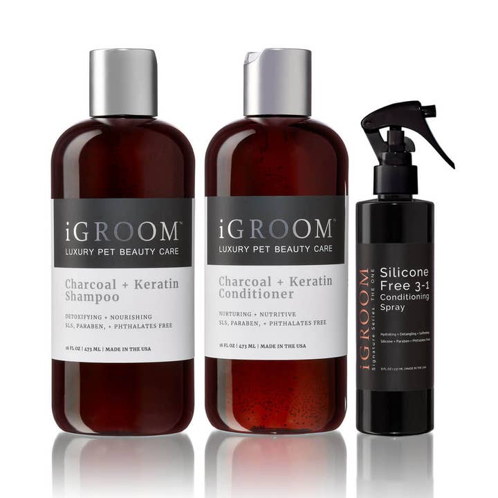 Charcoal & Keratin Collection for wholesale by iGroom