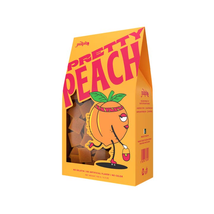 Pulpito Fruit Bites - Wholesale Fruit Snacks - Pretty Peach - Natural Fruit Snacks - Dried Fruit Bites