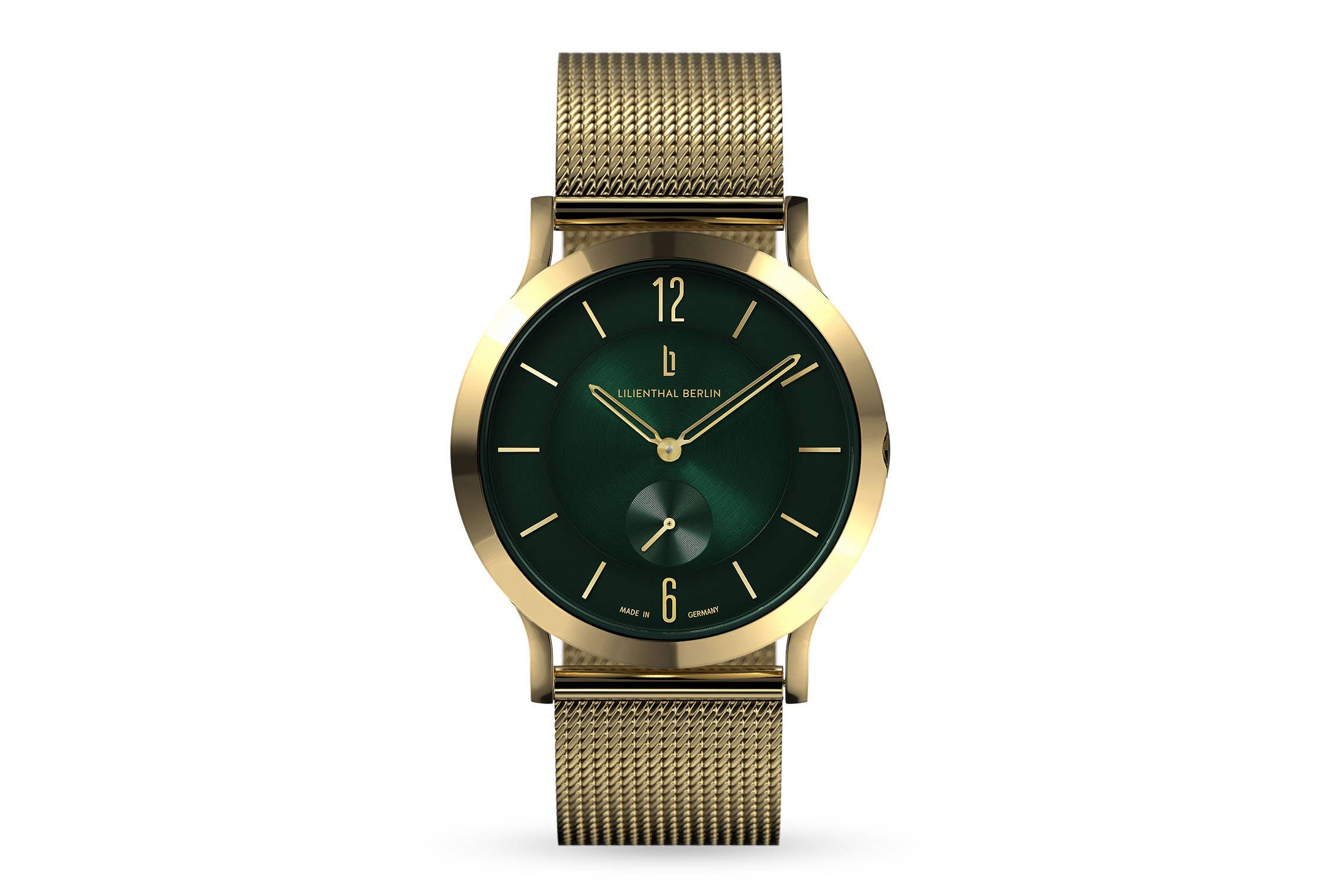 Lilienthal Berlin – Relógio de pulso - Homem por atacado – O clássico ouro verde8