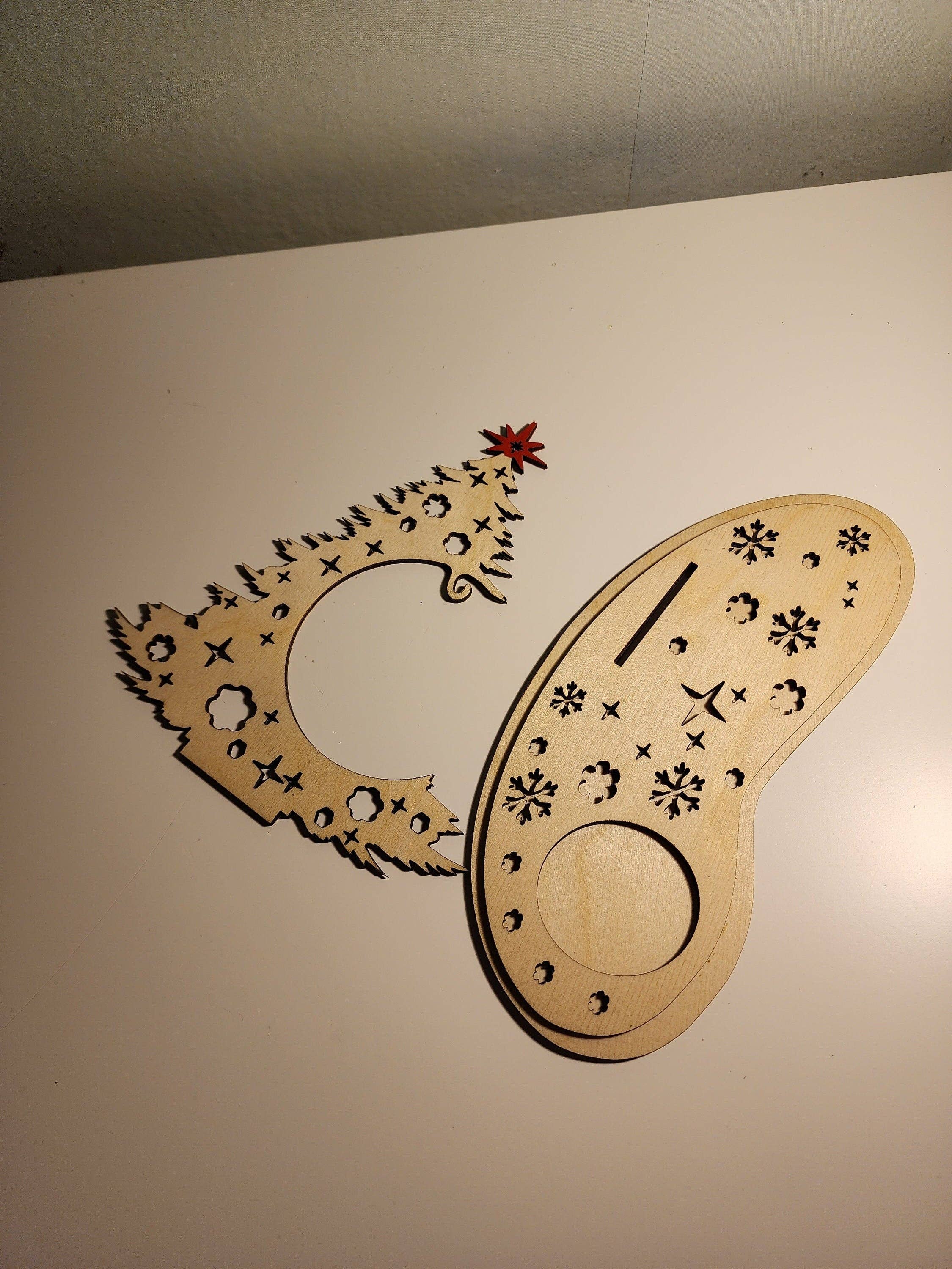 Glass by Iness - Wholesale Ornament - Instant Christmas - Cardinals In A Tree - Hand Made In Ukraine - Blown Glass - Ornament & Candle Holder Combo - Real Wood Tree - Great Gift1