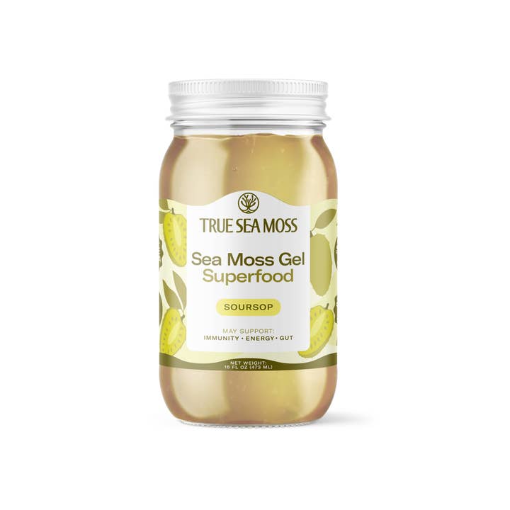 TrueSeaMoss - Wholesale Oral Supplement/Vitamin - SOURSOP SEA MOSS GEL