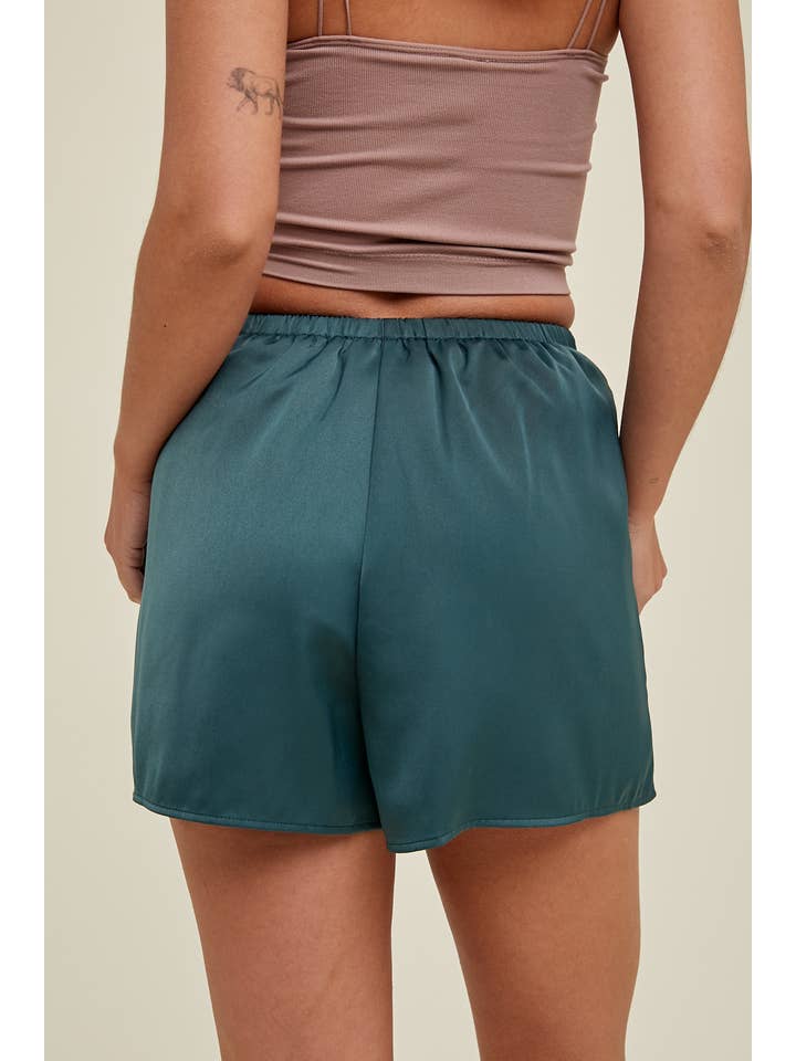 Wishlist Apparel - Wholesale Shorts - Women's - SATIN LINED SHORTS / WL23-78306