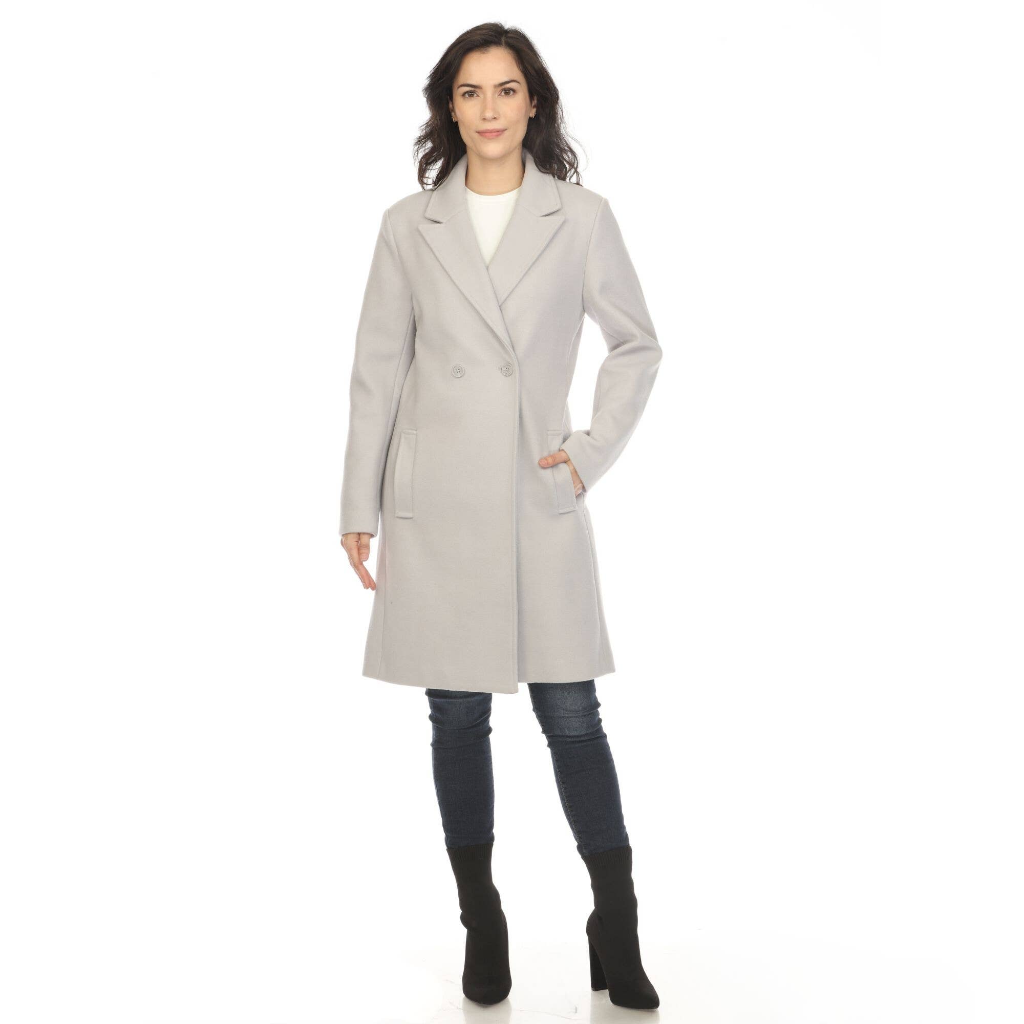 WHITE MARK - Vente Manteau – femme - Manteau Walker classique pour femmes29