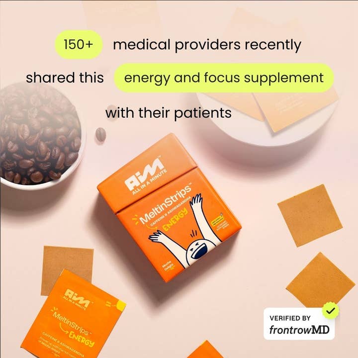 A.I.M. Nutrition - Wholesale Oral Supplement/Vitamin - MeltinStripsâ„¢ - Energy