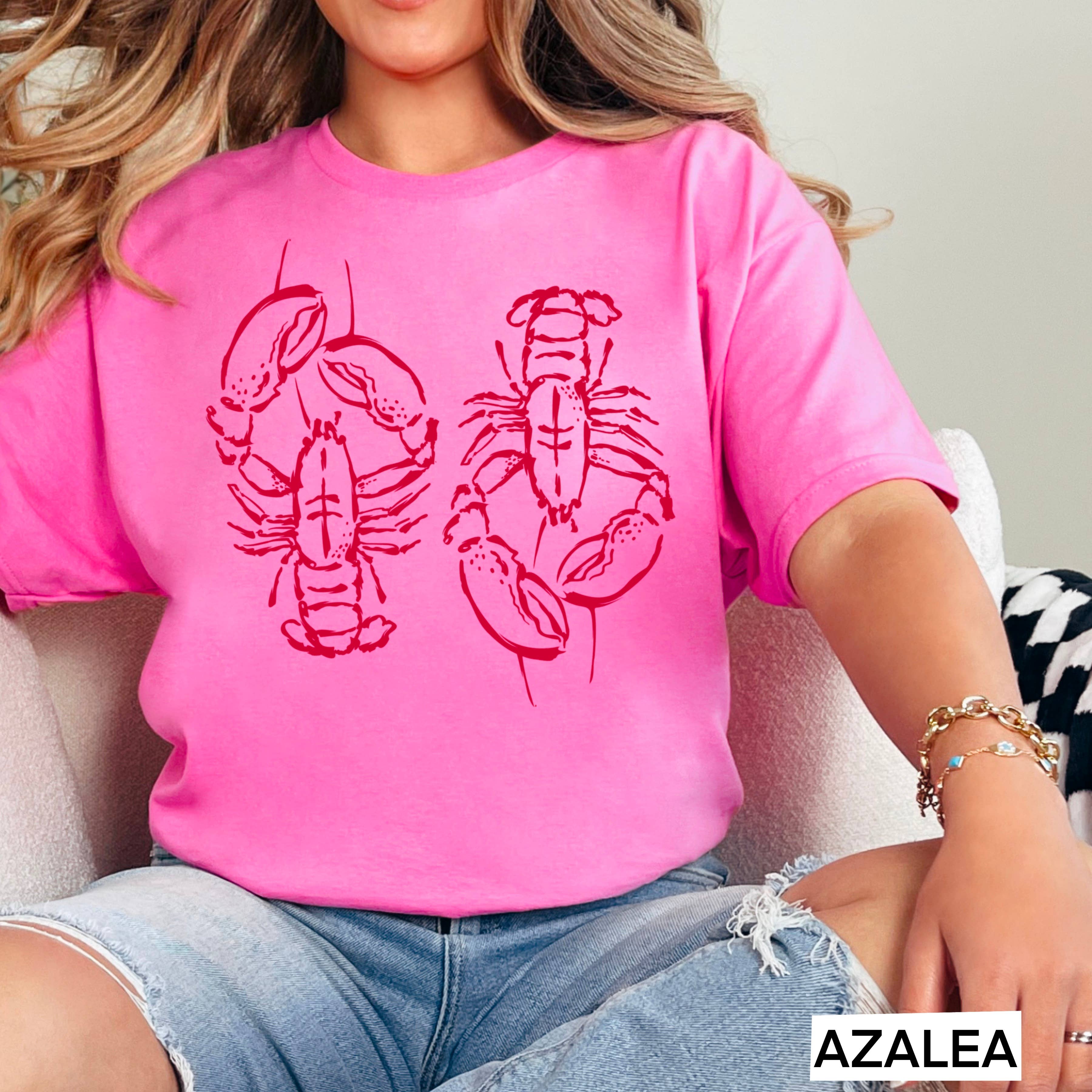 Shoppe SHC - Wholesale T-Shirt (Graphic) - Women's - Spring 2025 Coastal Aesthetic Lobster | Graphic Tee |Gildan 32
