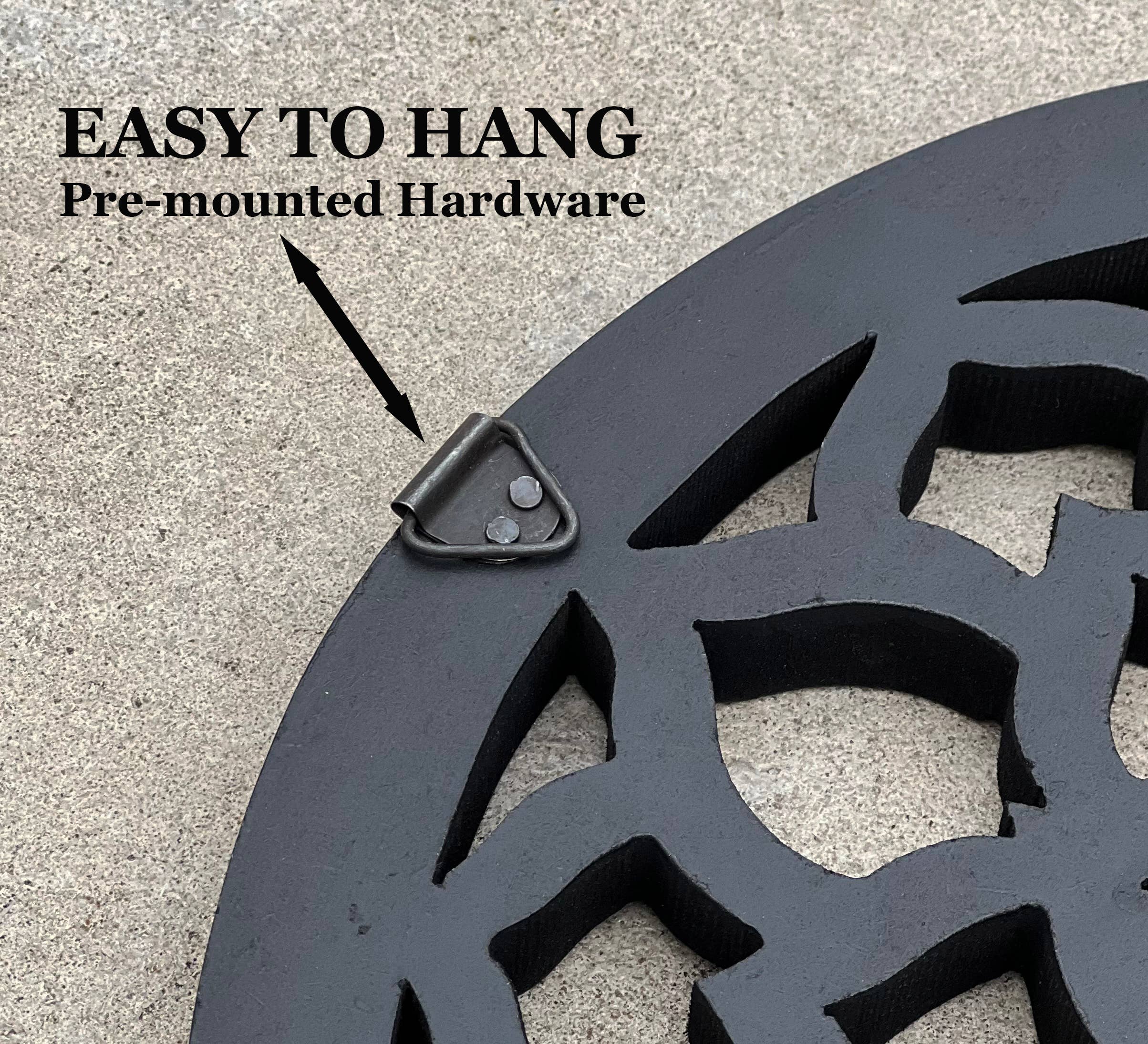 Lungta Imports - Wholesale Wall Accent - Handcrafted Wooden Lotus Flower Wall Décor Hanging Art19