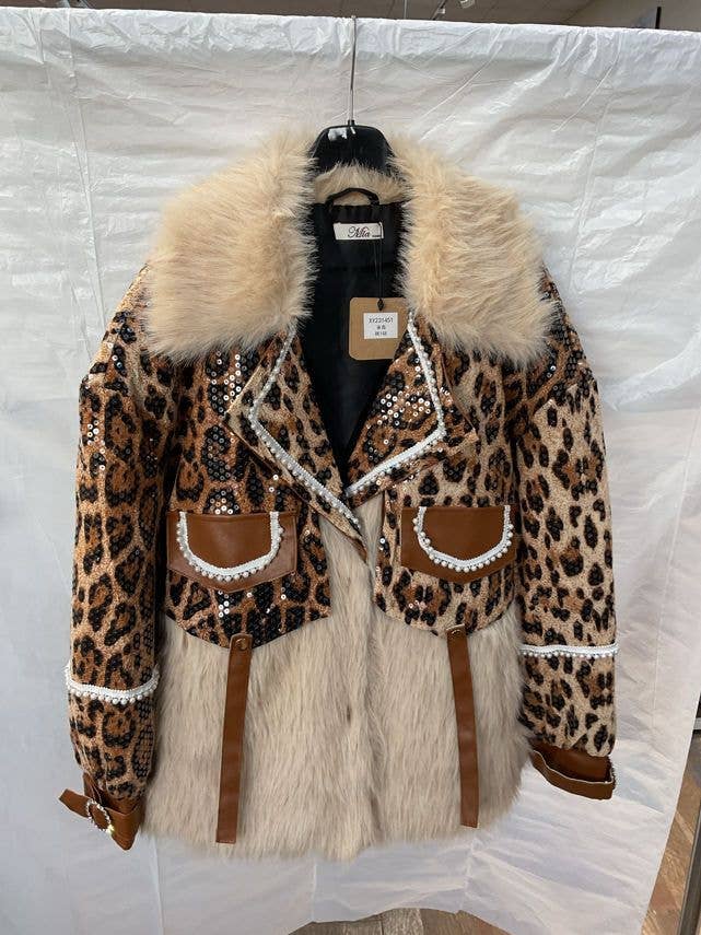 SWEET MAGIC MODA Y COMPLEMENTOS - Vendita all'ingrosso Pelliccia/Pelliccia sintetica - Donna - CAPPOTTO IN PELLICCIA SINTETICA CON FODERA INTERNA E DETTAGLI0