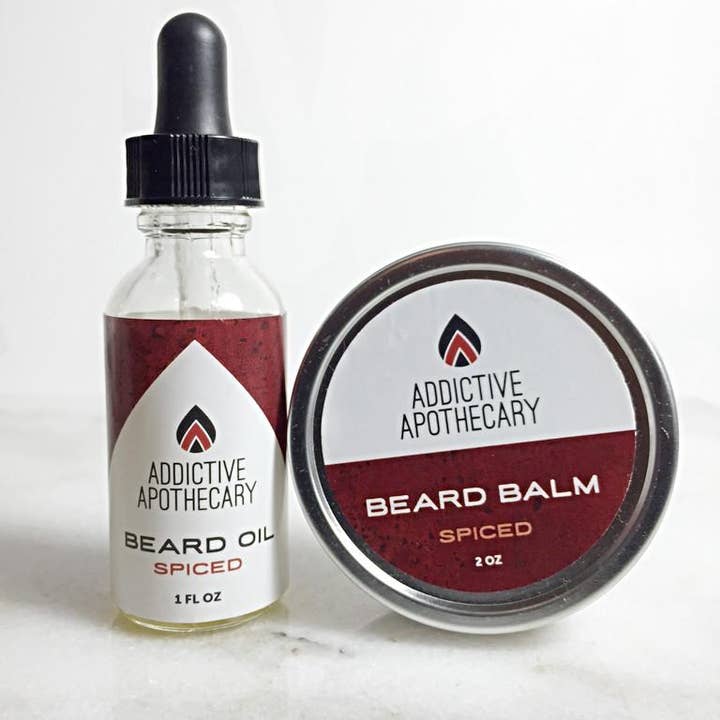 Ensemble de traitement pour barbe épicée pour la vente par Addictive Apothecary