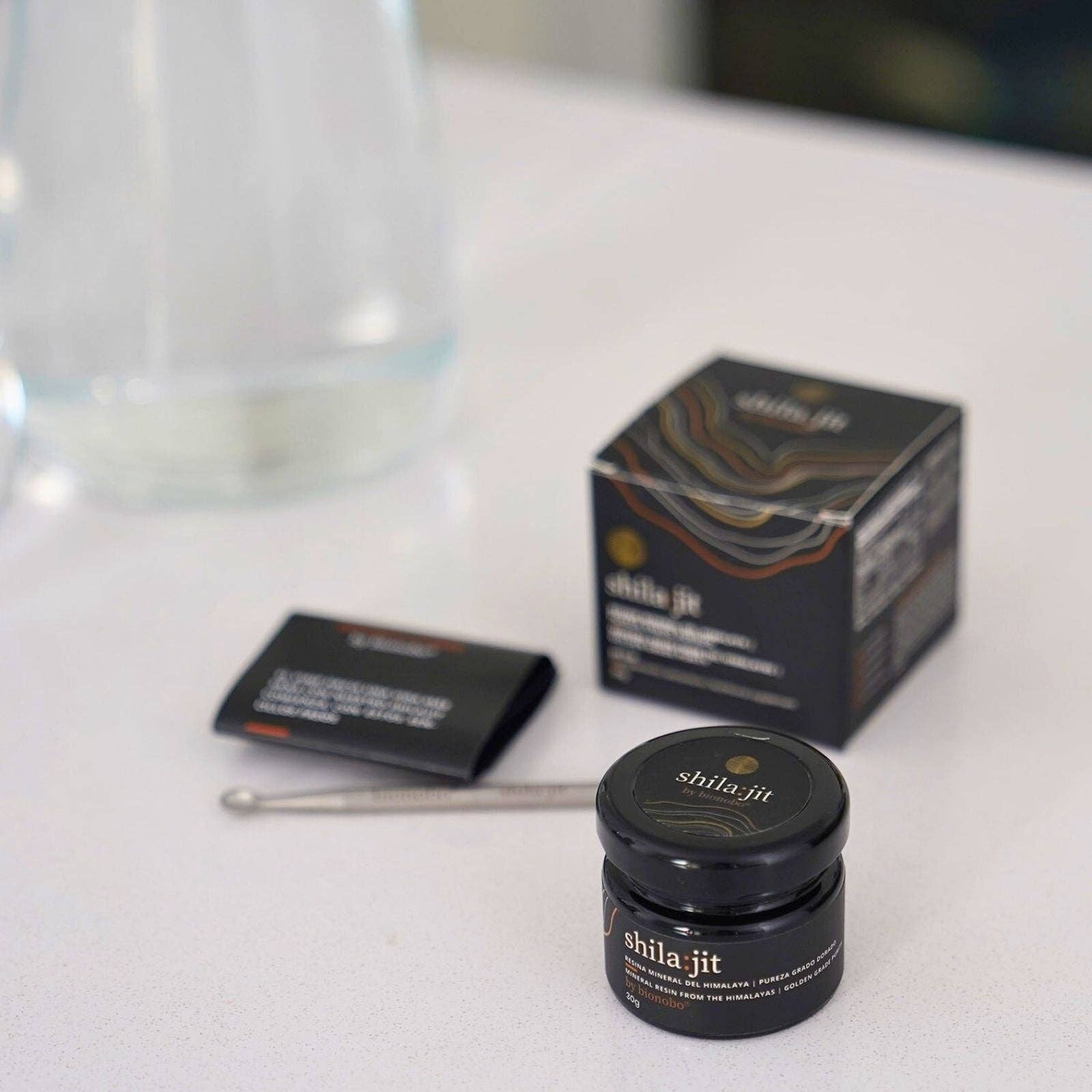 bionobo - Wholesale Oral Supplement/Vitamin - Shilajit Dorado | Crudo y secado al sol +5000m | 30g | 150+ Dosis diarias6