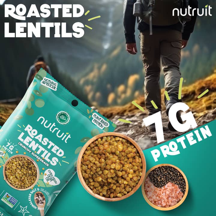 nutruit - Wholesale Chips - Nutruit Roasted Lentils(Variety 20 Pack)(Low MOQ Trial Box)