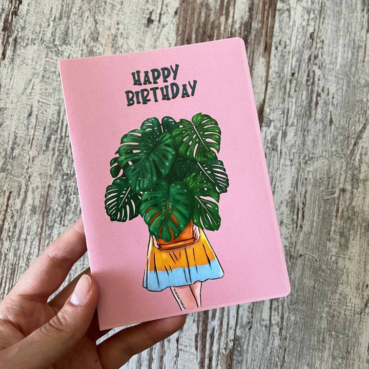 plantyintroverts - Wholesale Birthday Card - B-grade: Birthday card