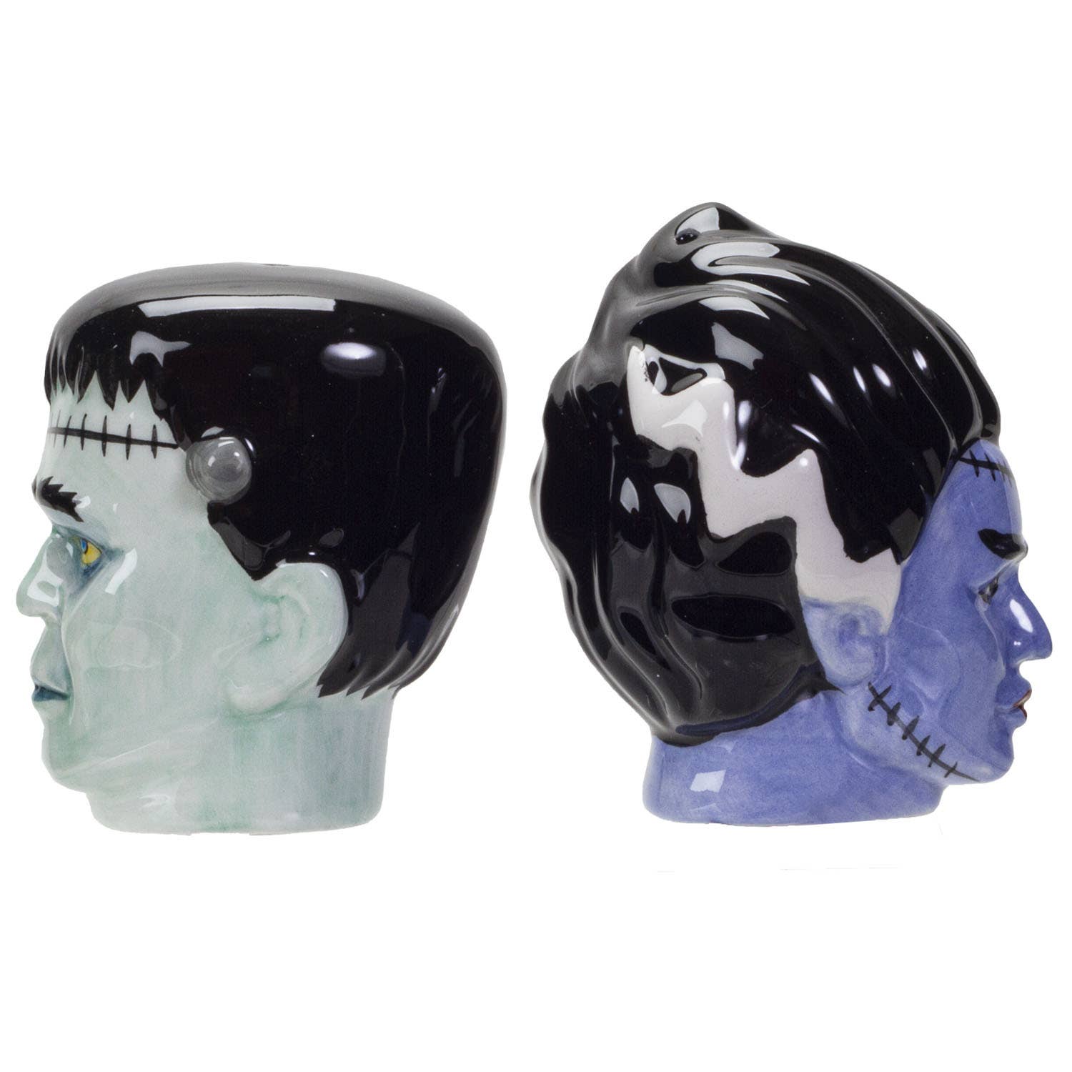 Pacific Trading - Wholesale Salt & pepper shaker set - Mr. & Mrs. Frankenstein Salt and Pepper Shakers Set3