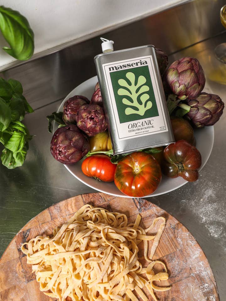 Hand-Harvested USDA Organic Extra Virgin Olive Oil (12) for wholesale by Masseria Estate