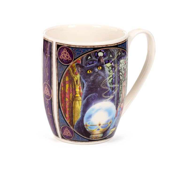 Puckator Ltd - Wholesale Coffee Mug - Lisa Parker The Witch's Apprentice Cat Porcelain Mug1