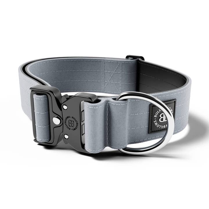 Collier de Combat 5cm Clip Évalué Métal Gris v2.0 pour la vente par BullyBillows Ltd