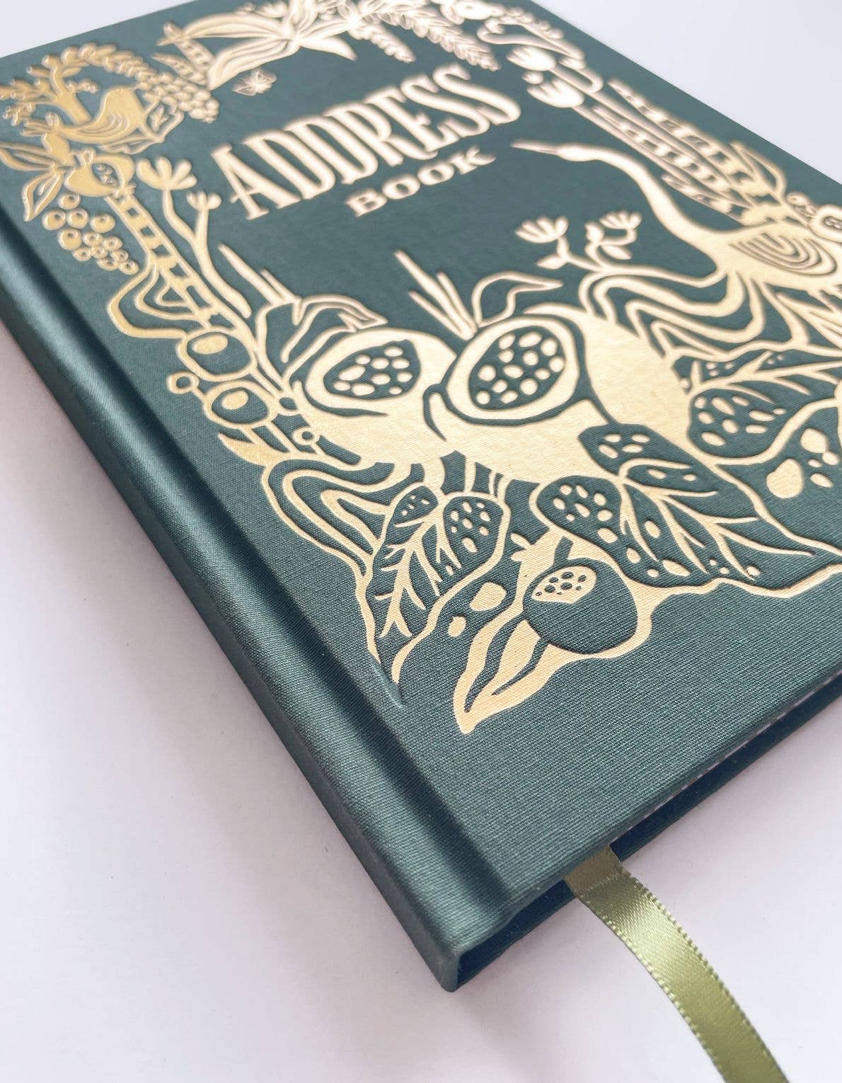 Idlewild Co. - Venta al por mayor Libretas de direcciones - Libreta de direcciones de Crane (verde)1