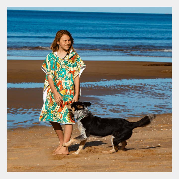 Toalla Circus con capucha, tamaño mediano para venta al por mayor de Amity Blue