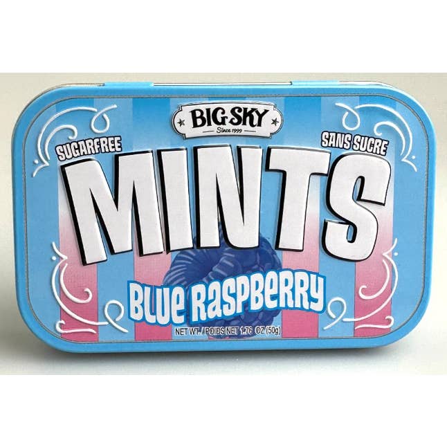 Canada - Bonbons sans sucre Big Sky Framboise Bleue pour la vente par iSweet.ca