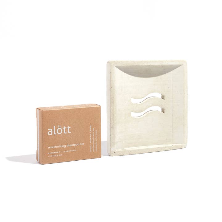 moisturising shampoo bar + dish for wholesale by alott