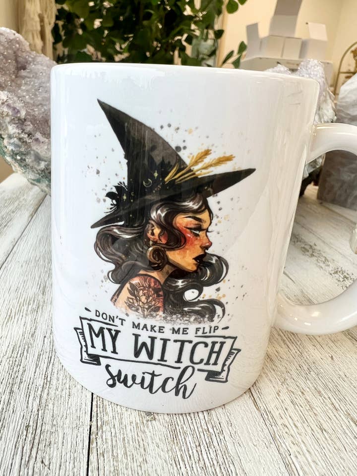 Witch Flip Mug for wholesale by Lunastry