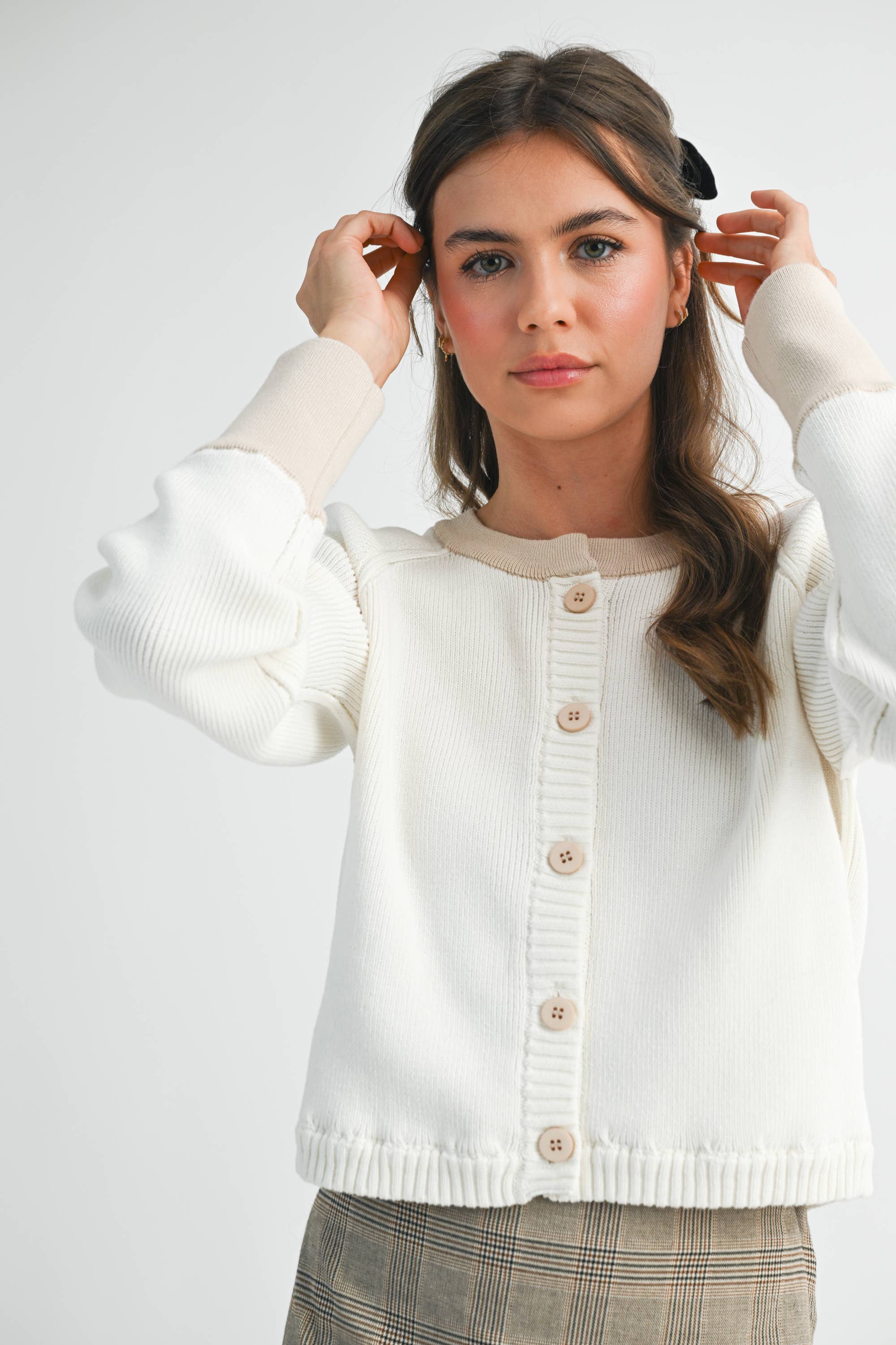 AEMI + CO - Wholesale Cardigan - Women's - 3219EK Meadow Sweater Cardigan 515