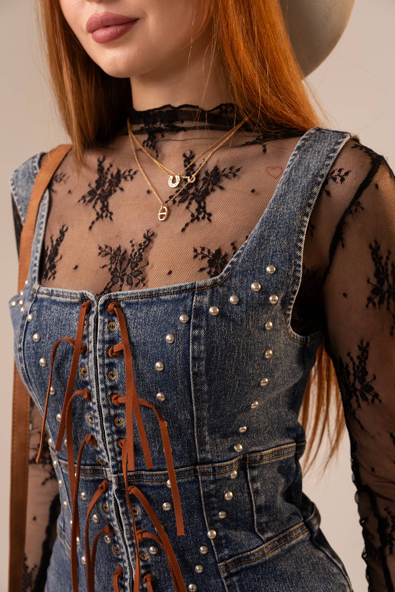 Blue B - Wholesale Outerwear Vest - Women's - 23712T Studded Fringe Denim Vest8