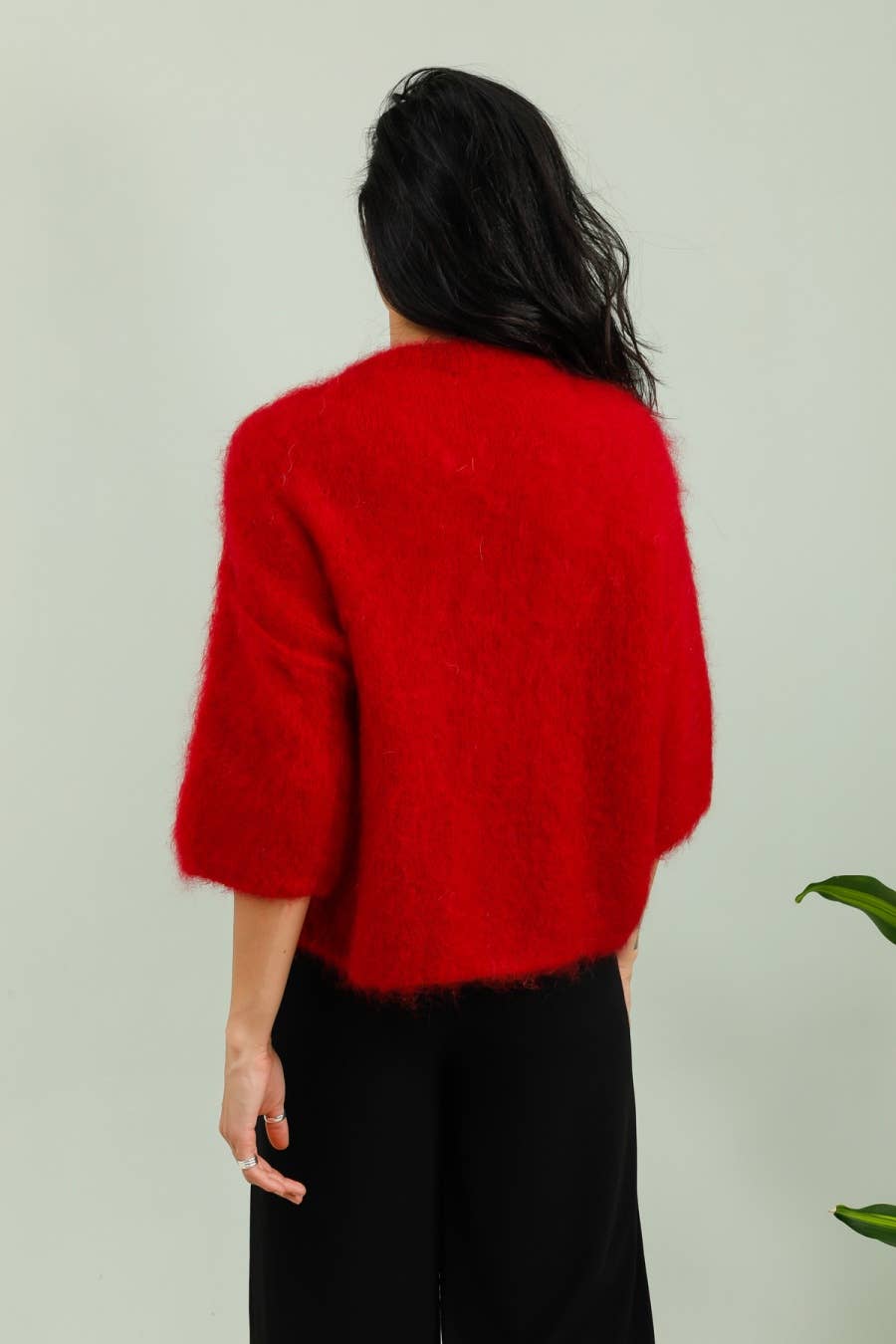 NAÏS PARIS - Vendita all'ingrosso Maglione tricot - Donna - Maglione a maniche corte e collo rotondo in 80% kid mohair31