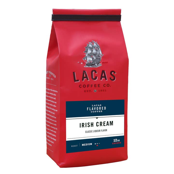 Irish Cream 12 oz. for wholesale by Lacas Coffee