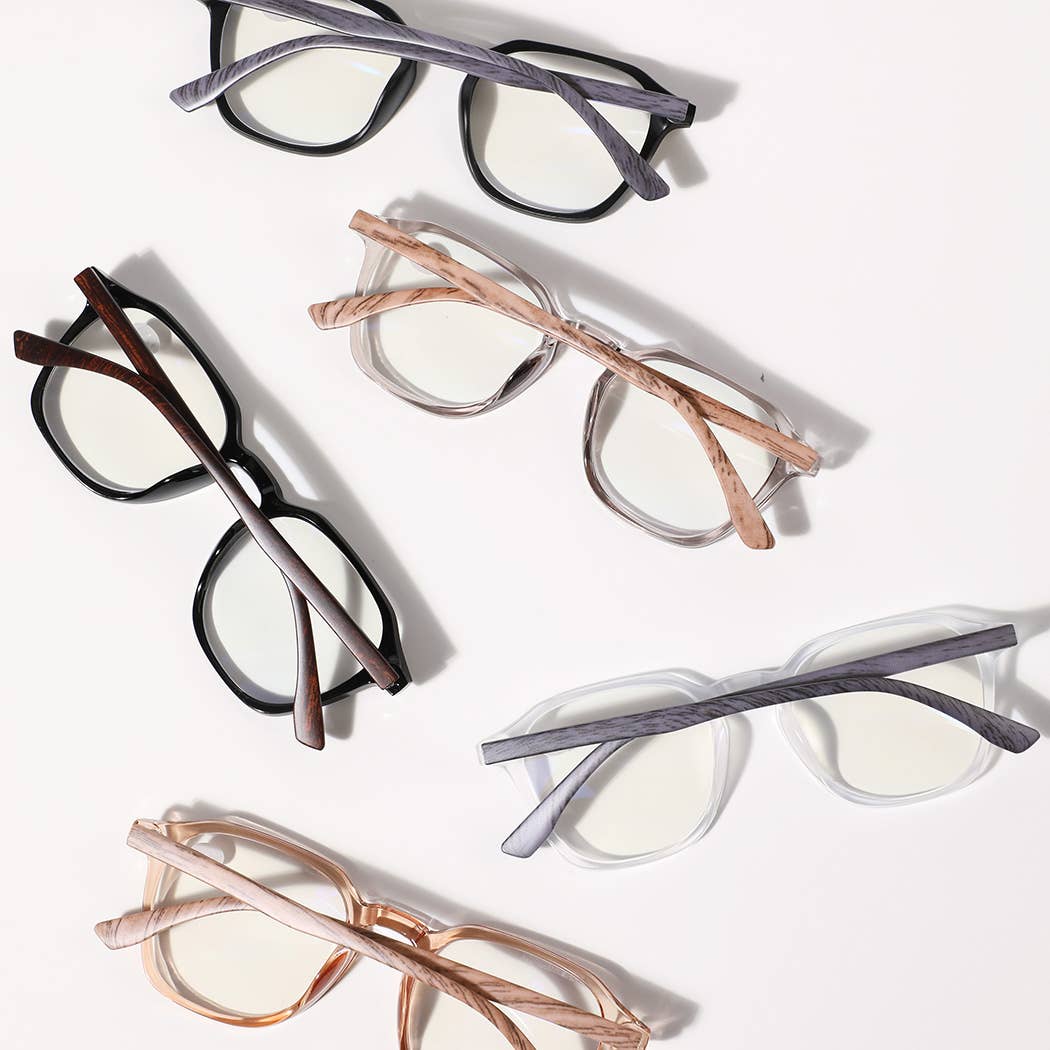  ASSORTED COLOR Blue Light Blocking Fashion Reading Glasses for wholesale on Faire5