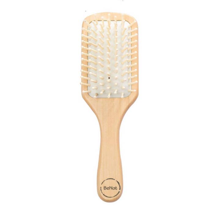 BeNat - Wholesale Hair brush/comb - Natural Wooden Detangling Hair Brush1