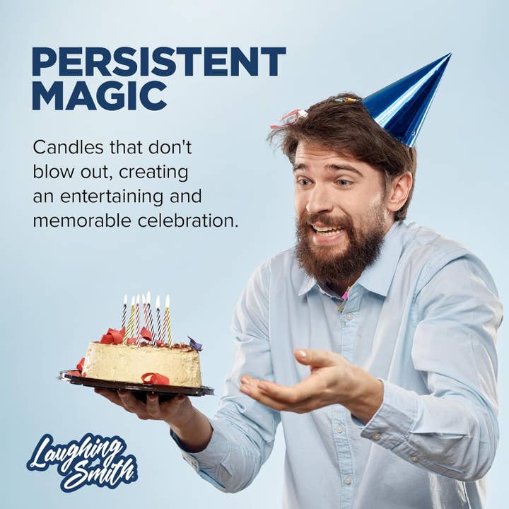 Smith Brands - Wholesale Cake Candle - Magic Relighting Candles - (30 pk) - Trick Happy Birthday Party Decorations for Cakes3