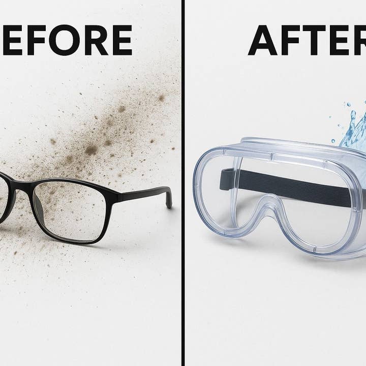 Krediz - Venta al por mayor - Gafas de Seguridad para Todo Uso – Antivaho, a Prueba de Polvo, Protección Completa para los Ojos15