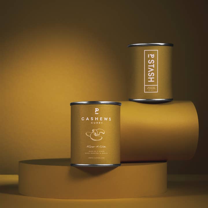 P-Stash - Wholesale Nuts - 12x Cashew - Curry - Mini 55g1