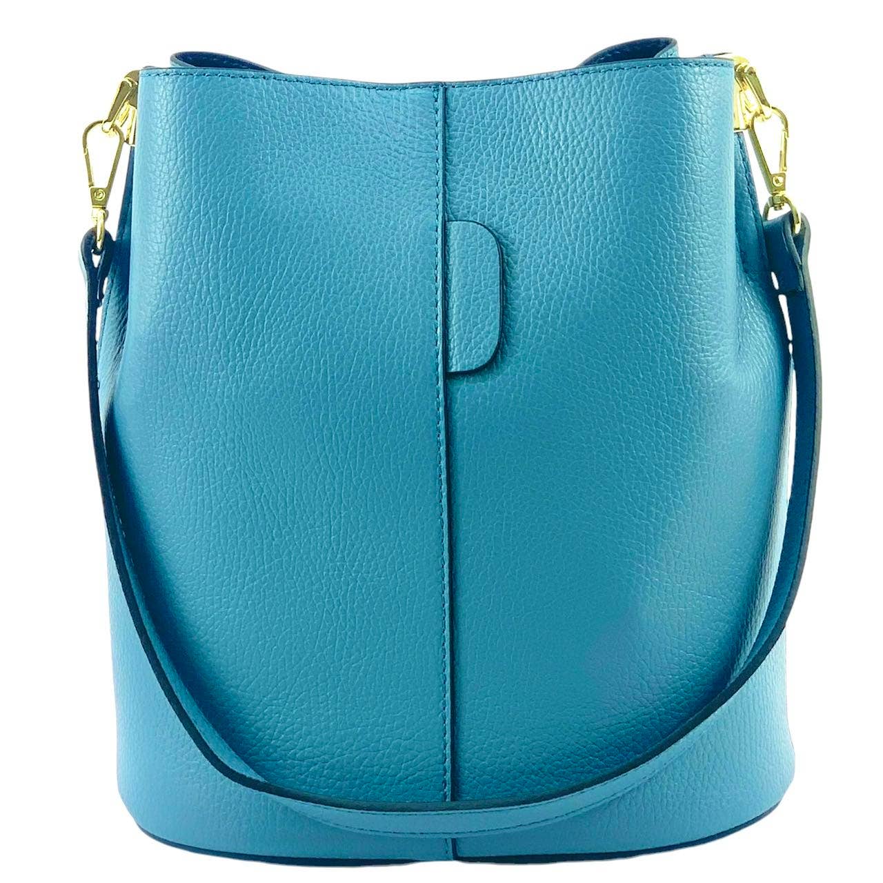 MODARNO - Venta al por mayor Bolso con correa - Mujer - Bolso tipo bucket Giulia de cuero Dollaro genuino MODARNO15