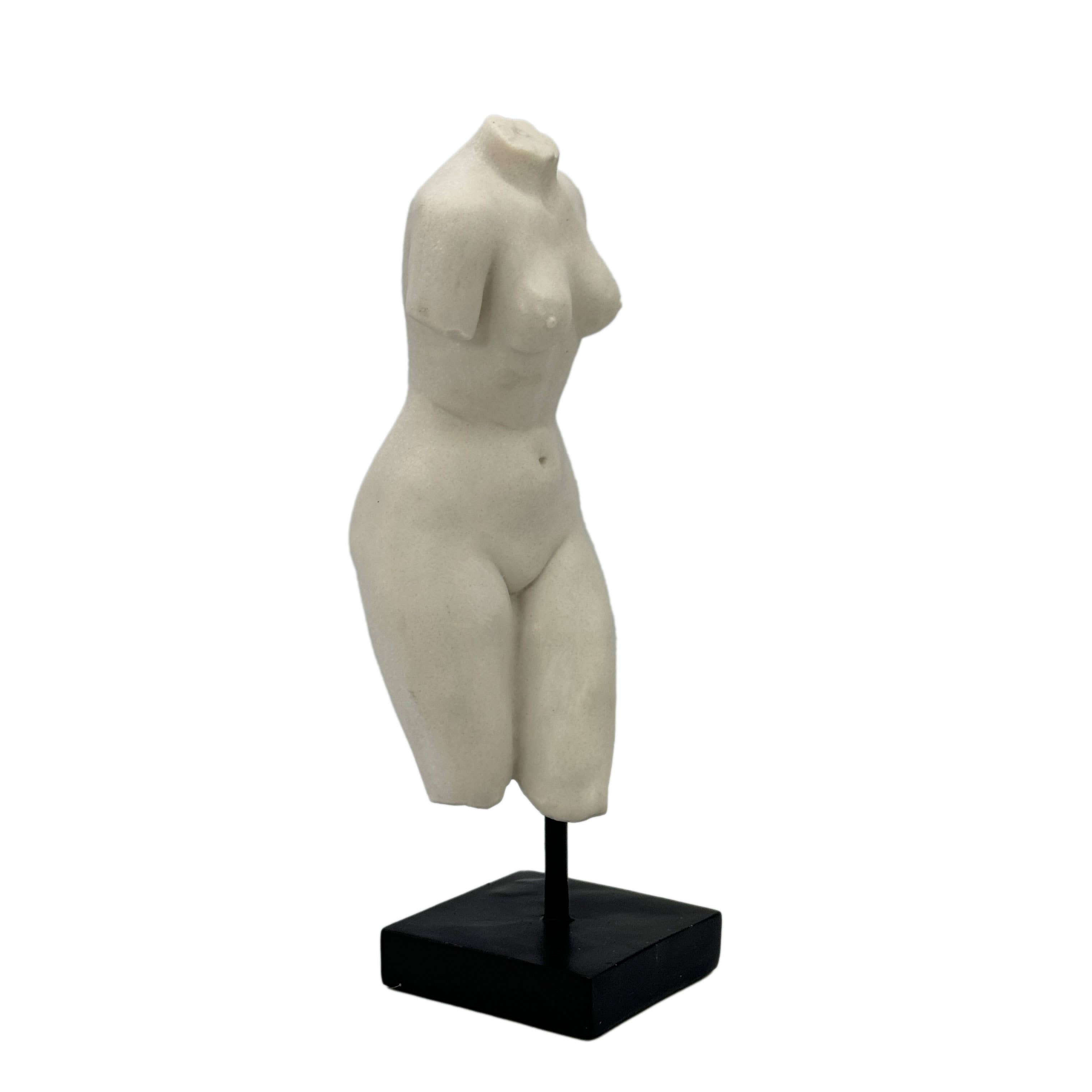 Galt International Company - Wholesale Decorative Figurine - Poly-Marble Torso Bust Greek Roman Tabletop Statue 15"2