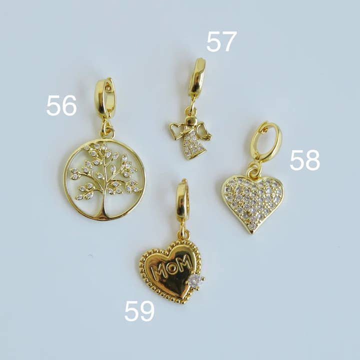 Curated By Suarez - Wholesale Individual Charm/Pendant - Symbolic Clip Charm - Charms with Hinged Clasp7
