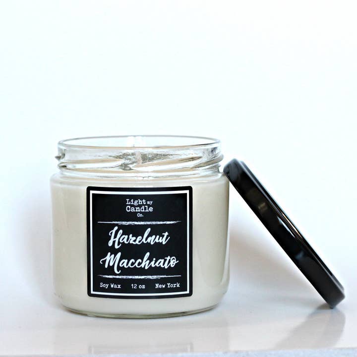 Light My Candle Co - Wholesale Jar/Filled Candle - Hazelnut Macchiato Soy Candle5