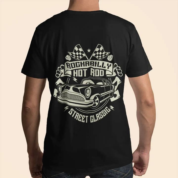 ULTRABASIC Men's T-Shirt Rockabilly Hot Rod - Street Classic Vintage Tee Shirt and other Purchase Wholesale vasi biodegradabili. Free Returns & Net 60 Terms on Faire trending on Faire.