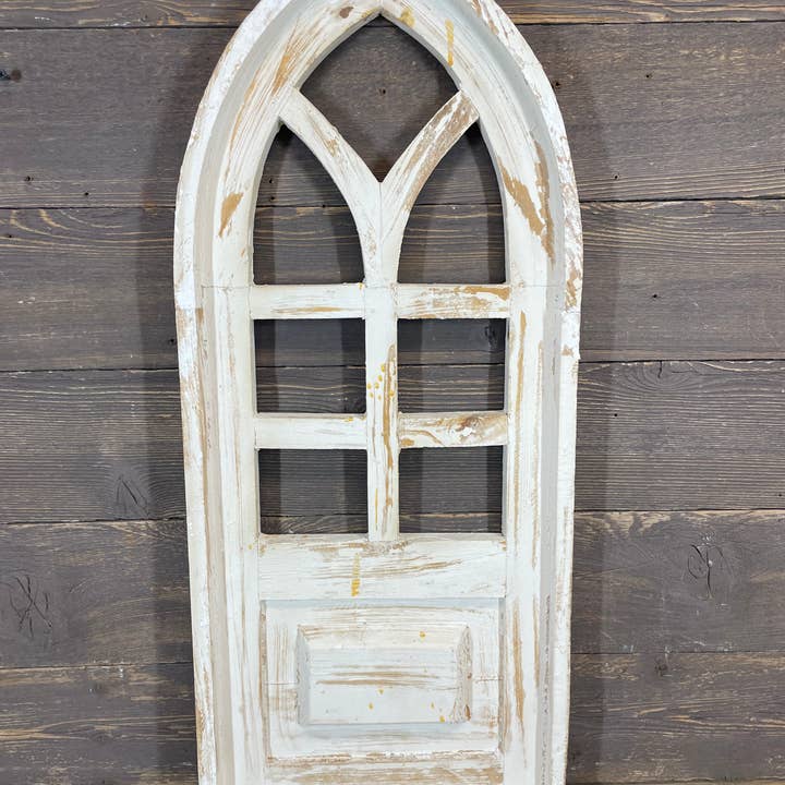 UITVERKOOP-Johnsonville Boerderijraam-12x29 inch-Wit-$20 voor wholesale door My Amigos Imports